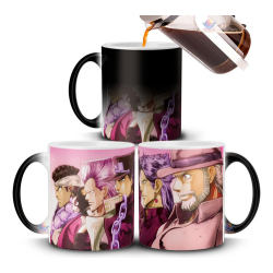 634528-MLA75523767739_042024,Taza De Cerámica Mágica Jojo Bizarre Adventure Joestar Manga