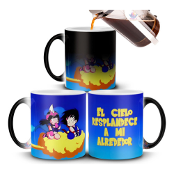 981126-MLA75125746874_032024,Taza Mágica De Dragon Ball - Goku Milk Nube Cielo Amor Akira