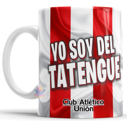 669121-MLA75661379933_042024,Taza De Cerámica Unión De Santa Fé Tatengue Club Fútbol Copa