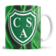 728590-MLA75503057888_042024,Taza De Cerámica Sarmiento De Junín Guerrero Club Fútbol