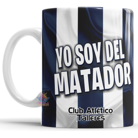 828566-MLA75661645269_042024,Taza De Cerámica Talleres Córdoba Matador Club Fútbol Copa