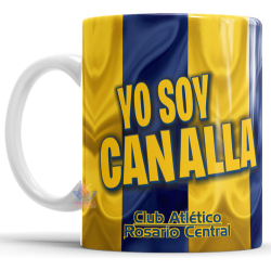 834376-MLA75503165146_042024,Taza De Cerámica Rosario Central Canalla Club Rosario Copa