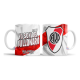 734782-MLA75661229193_042024,Taza De Cerámica River Plate Millonario Club Atlético Fútbol