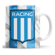 669057-MLA75661228921_042024,Taza De Cerámica Racing Club Academia De Avellaneda Fútbol