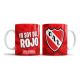 969521-MLA75502737974_042024,Taza De Cerámica Independiente Rojo De Avellaneda Fútbol 