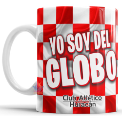 695589-MLA75660800721_042024,Taza De Cerámica Huracán Globo Parque Patricios Fútbol Copa