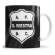 822186-MLA75502657042_042024,Taza De Cerámica Riestra Deportivo Blanquinegro Fútbol Copa