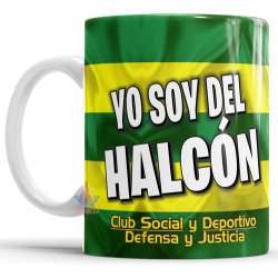 795849-MLA75660641451_042024,Taza De Cerámica Defensa Y Justicia Halcón Fútbol Argentina