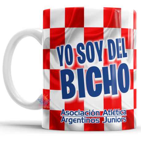 616392-MLA75660322423_042024,Taza De Cerámica Argentinos Juniors Bicho Fútbol Argentina 