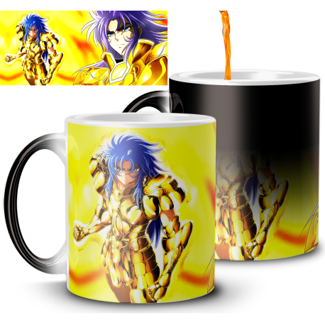 Taza Mágica (térmica) Caballeros Del Zodiaco Saga Géminis