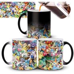 Taza Mágica Pokemon Squirtle Charmander Bulbasaur