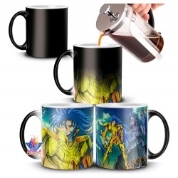 Taza Mágica (térmica) Caballeros Del Zodiaco Saga Géminis