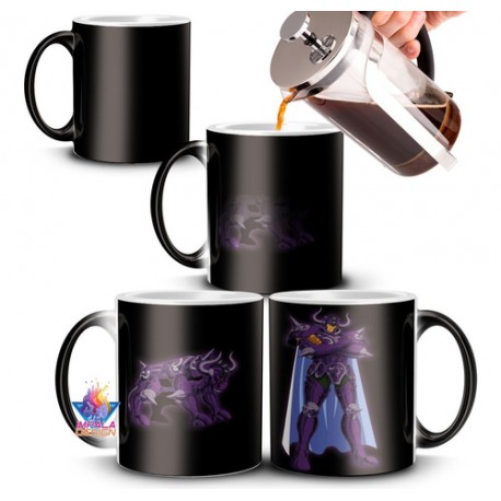 Taza Mágica Aldebaran De Tauro Caballeros Del Zodiaco