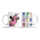893872-MLA77111980711_062024,Taza Cerámica Emoción Tristeza Alegría Ansiedad Furia Mente
