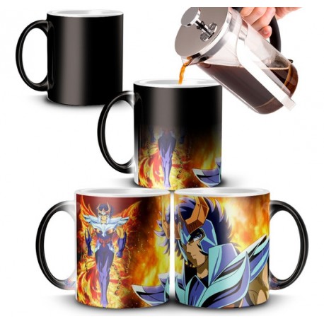 Taza Mágica Saint Seiya Ikki De Fenix Caballeros Zodiaco