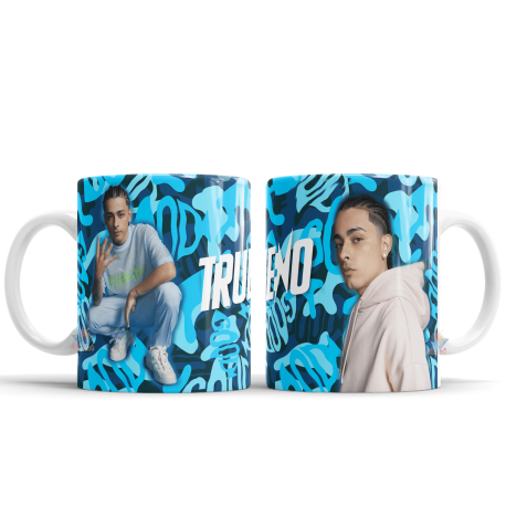 Taza Cerámica Trueno Cantante Rapero Trap Freestyle