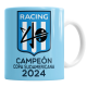 Taza De Cerámica - Racing Campeón Conmebol Sudamericana 2024