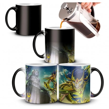 Taza Mágica Térmica Caballeros Zodiaco Saint Seiya Cáncer