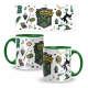 Taza Cerámica Premium De 11oz Harry Potter Casa Slytherin