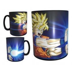 Taza Mágica Dragon Ball Goku Técnica Kame Hame Ha