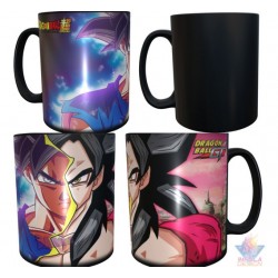 Taza Mágica Dragon Ball Super Gt Goku Comic Cerámica