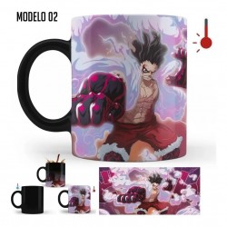 Taza Mágica One Piece Luffy Zoro Ace Cerámica Anime Mod 02