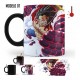 Taza Mágica One Piece Luffy Zoro Ace Cerámica Anime Mod 07