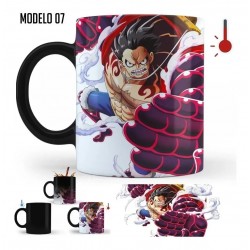 Taza Mágica One Piece Luffy Zoro Ace Cerámica Anime Mod 07