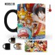 Taza Mágica One Piece Luffy Zoro Ace Cerámica Anime Mod 08