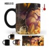 Taza Mágica One Piece Luffy Zoro Ace Cerámica Anime Mod 03