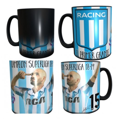 Taza Racing Club Mágica Campeón Superliga 2018-19 Lisandro