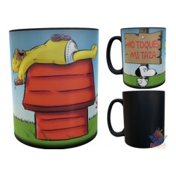 Taza Mágica Snoopy Casa Homero No Toques Cerámica