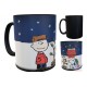 Taza Mágica Snoopy Charlie Brown Navidad Carlitos Cerámica