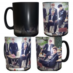 Taza Mágica Bts Kpop Exo Suga Bangtan Sonyeondan Boy Band