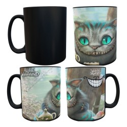 Taza Mágica Gato Cheschire Alicia País De Las Maravillas Mod 01
