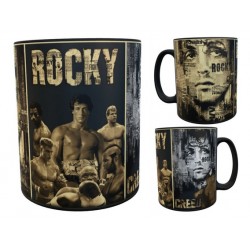 Rocky Balboa Win Saga Retro Boxeo Taza Mágica Cerámica Retro