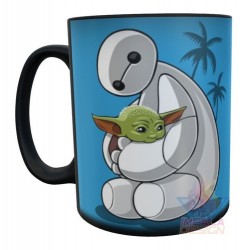 Taza Mágica Baby Yoda Cerámica Star Wars Mandalorian Bebe 01