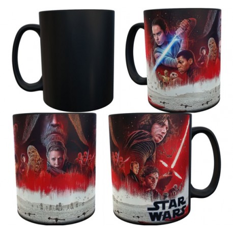 Taza Mágica Sable Láser Star Wars Vader Yoda Kenobi Skywalke