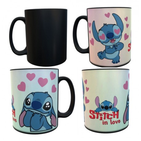 Stitch Taza Mágica In Love Enamorado Disney Lilo