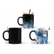 Taza Mágica Stitch Y Unicornio Disfraz Cerámica Termosensible