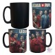 Taza Mágica La Casa De Papel 4 Personajes Profesor Cerámica