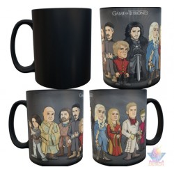 Taza Mágica Game Of Thrones Dibujos Personajes Cerámica