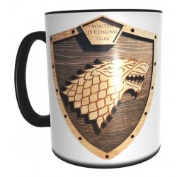 Taza Mágica Game Of Thrones Winter Is Coming Escudos Serie