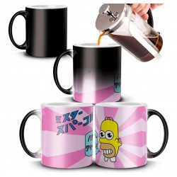 Taza Mágica Homero Los Simpson Cerámica Mr. Chispa