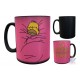 Taza Mágica Homero Simpson Cama Pastelito Cerámica