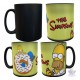 Taza Mágica Simpson Homero Donuts Donas Logo Cerámica