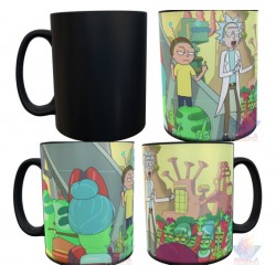 Taza Mágica Rick And Morty Cerámica Sanchez Fuck You Cerámica