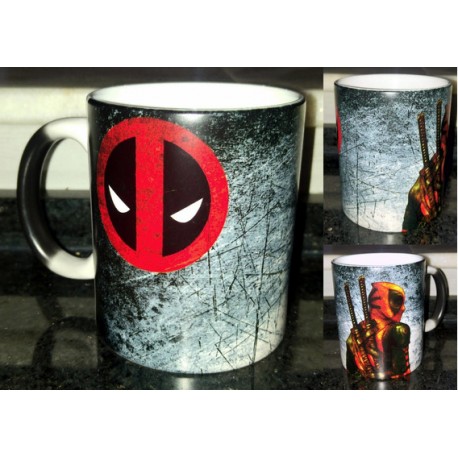 Taza Mágica Deadpool Comic Cerámica Impala Design