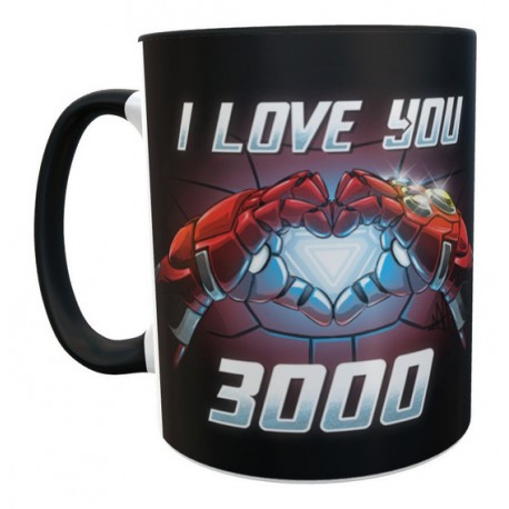 Iron Man Avengers Endgame I Love You 3000 Taza Mágica