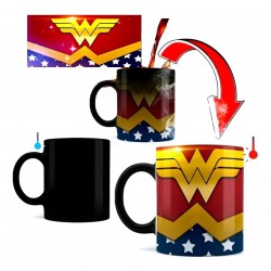 Taza Mágica Mujer Maravilla Wonder Woman Premium Térmica
